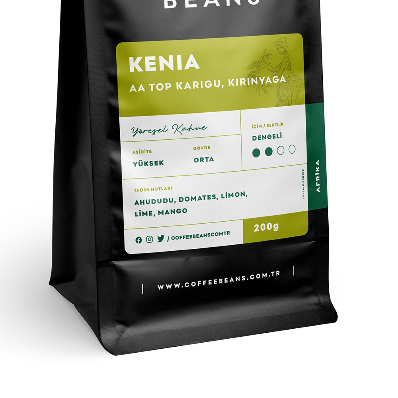 Kenya Filtre Kahve Çekirdeği