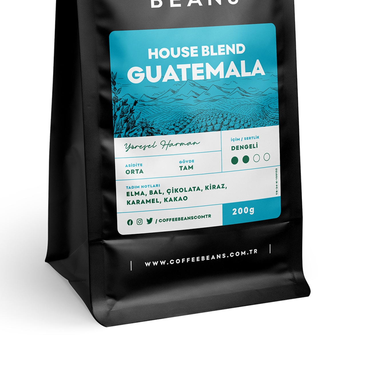 House Blend Guatemala Filtre Kahve Çekirdeği